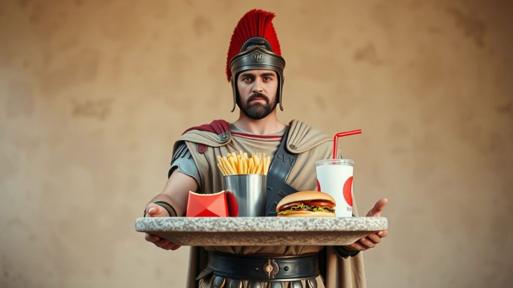 Como era o fast food na antiguidade?